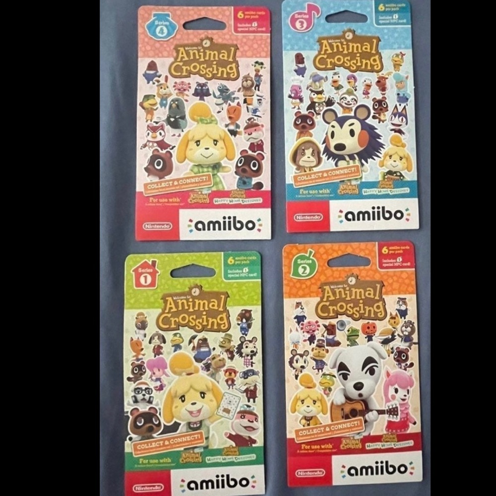 Animal Crossing Amiibo Cards Series 1 - 4